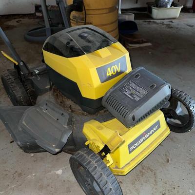 Lot 5: Electric Mower & Mower