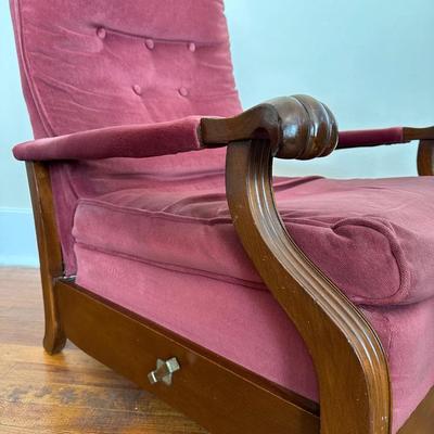 Vintage Morris Style Recliner Chair and Recliner (See Details)