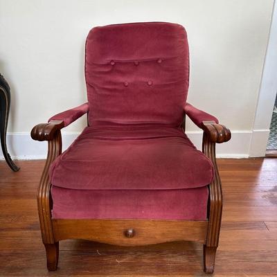 Vintage Morris Style Recliner Chair and Recliner (See Details)
