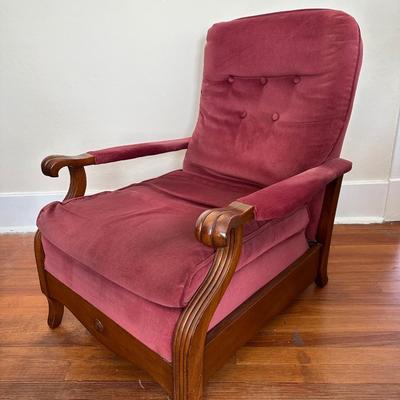 Vintage Morris Style Recliner Chair and Recliner (See Details)