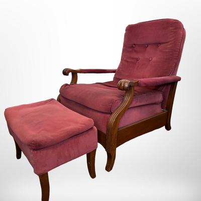 Vintage Morris Style Recliner Chair and Recliner (See Details)