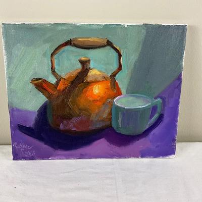 92 Original Acrylic Still Life Painting by Kathie Rogers