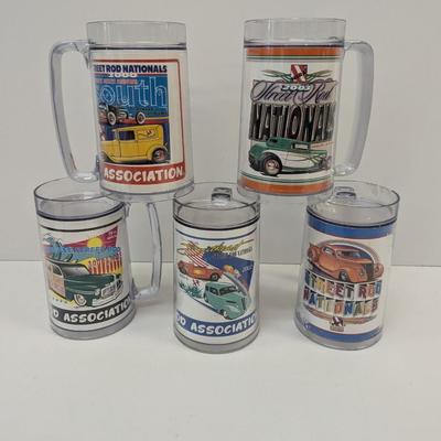 Street Rod Nationals Hot Rod Association Plastic Mugs