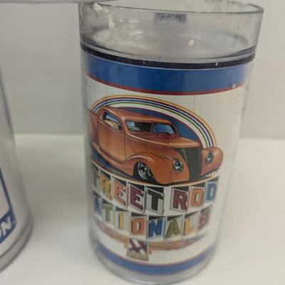 Street Rod Nationals Hot Rod Association Plastic Mugs
