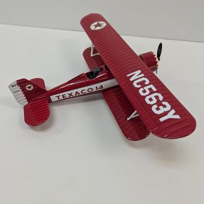 Texaco Model Plane 1931 Sterman Biplane NC563Y Bank
