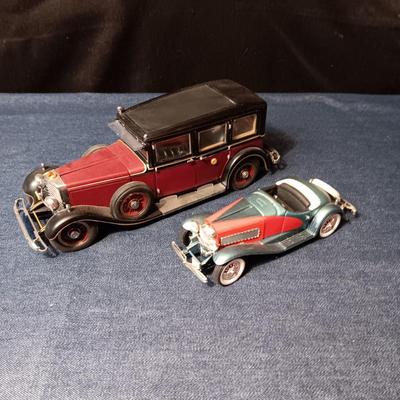 '35 DUESENBERG SSJ & '33 MERCEDES-BENZ DIE-CAST MODELS