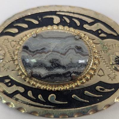 Agate Belt Buckle