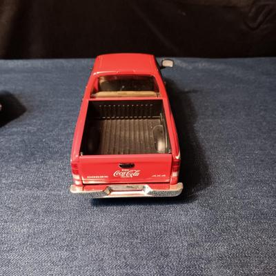 DODGE RAM 1500 COCA-COLA DIE-CAST TRUCK & PLASTIC TRUCK