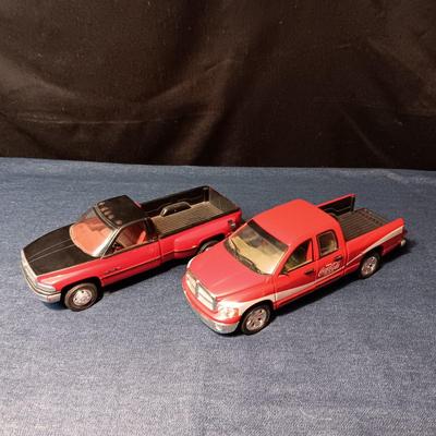 DODGE RAM 1500 COCA-COLA DIE-CAST TRUCK & PLASTIC TRUCK