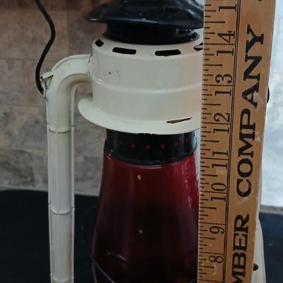Dietz No. 2 Blizzard lantern with red globe