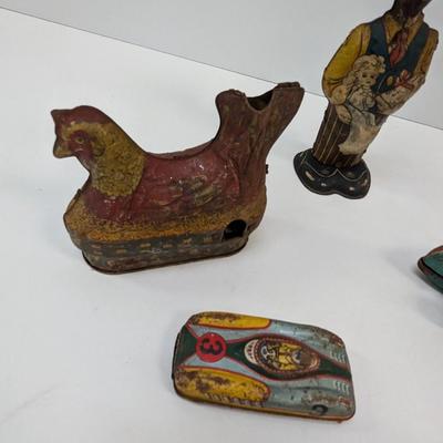 Vintage Tin Toys - B. O. Plenty Wind Up Toy