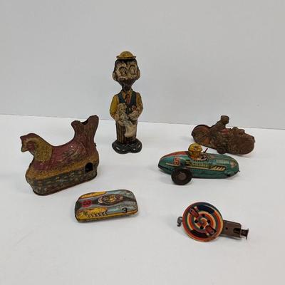Vintage Tin Toys - B. O. Plenty Wind Up Toy