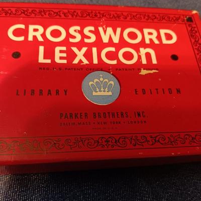 WOODEN COLORED DOT DOMINOES & CROSSWORD LEXICON