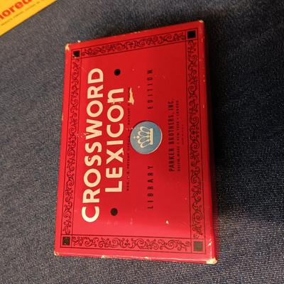WOODEN COLORED DOT DOMINOES & CROSSWORD LEXICON