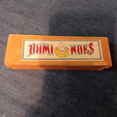 2 BOXES OF WOODEN DOMINOES