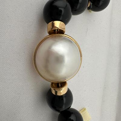 Black Onyx Necklace (See Details)