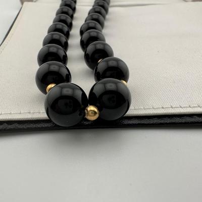 Black Onyx Necklace (See Details)