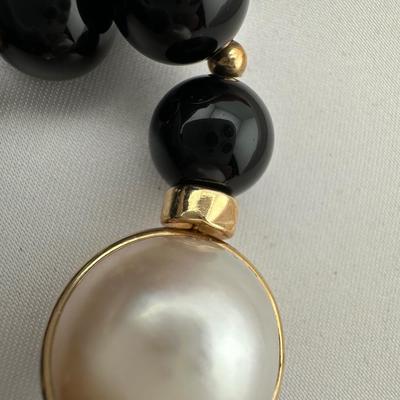 Black Onyx Necklace (See Details)