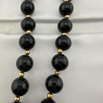 Black Onyx Necklace (See Details)