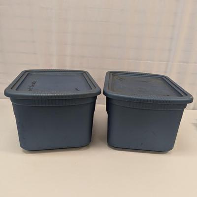 Pair Of Sterilite Bins