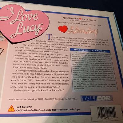 LIKE NEW I LOVE LUCY BOARD GAME