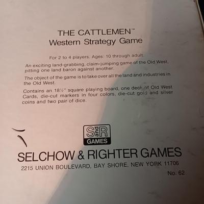 THE CATTLEMEN BOARD GAME