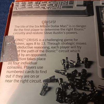THE SIX MILLION DOLLAR MAN BIONIC CRISIS BOARD GAME
