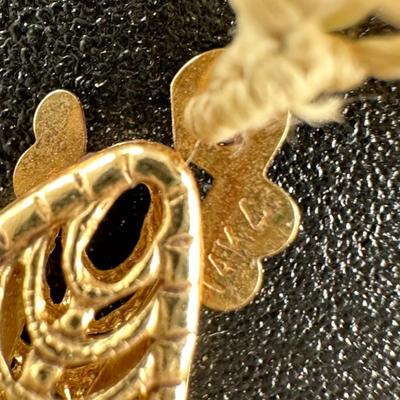 Pearl Beaded Necklace 14k Gold Clasp