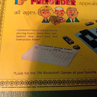 1969 "THE WORLD OF WALL STREET" & "PHLOUNDER" BOOK CASE GAMES