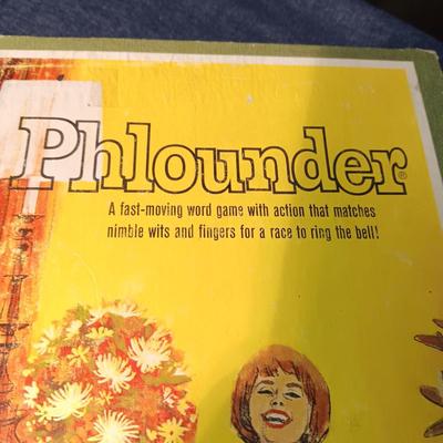 1969 "THE WORLD OF WALL STREET" & "PHLOUNDER" BOOK CASE GAMES