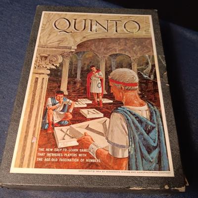 1962 "TWIXT" & 1964 "QUINTO" BOOK CASE GAMES