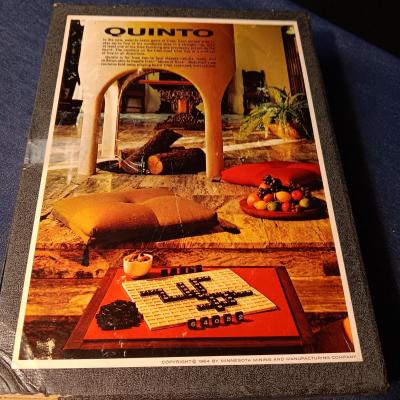 1962 "TWIXT" & 1964 "QUINTO" BOOK CASE GAMES