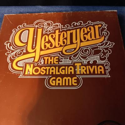 "YESTERYEAR" THE NOSTALGIA TRIVIA GAME 1973