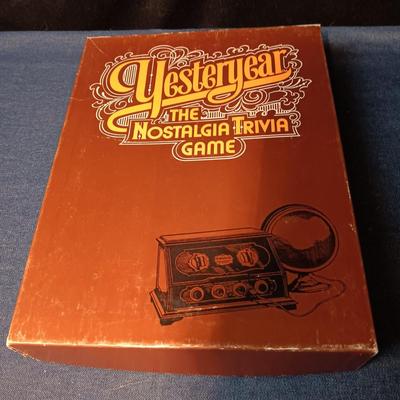 "YESTERYEAR" THE NOSTALGIA TRIVIA GAME 1973