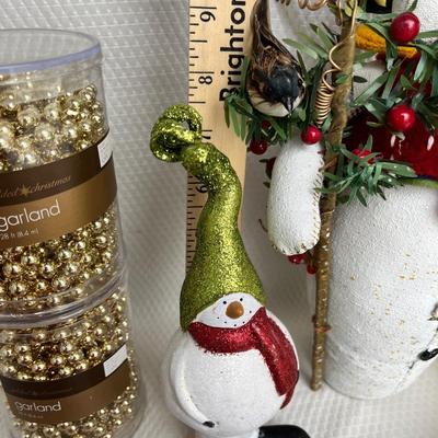 Lot 343 Assorted Christmas Decor