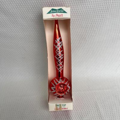 Lot 346 Retro Mercury Glass Tree topper