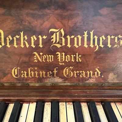 Lot 15: Decker Brothers Piano