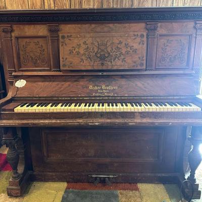 Lot 15: Decker Brothers Piano