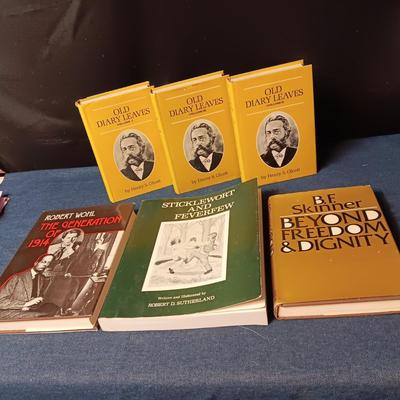 OLD DIARY LEAVES VOL 1-3 AND OTHER BOOKS