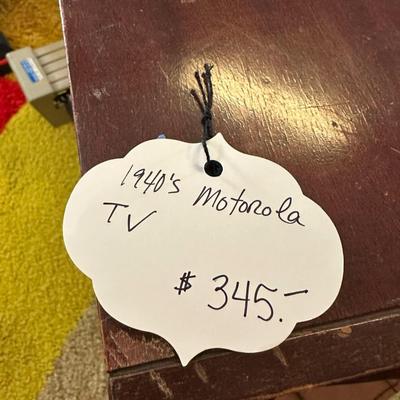 Lot 16: Vintage Motorola Television, Bike & Exercise Equipment