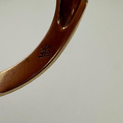 14k Yellow Gold Dome Ring