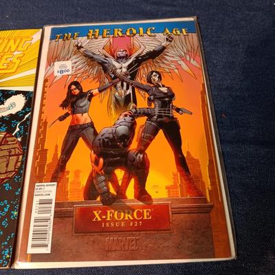 THE HEROIC AGE AND AMAZING HEROES COMIC BOOKS