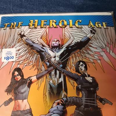 THE HEROIC AGE AND AMAZING HEROES COMIC BOOKS
