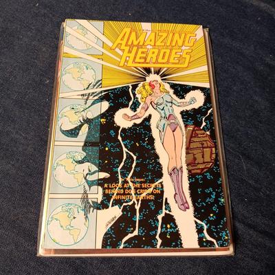 THE HEROIC AGE AND AMAZING HEROES COMIC BOOKS
