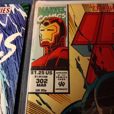 "FALLEN ANGELS" & "IRON MAN" COMIC BOOKS