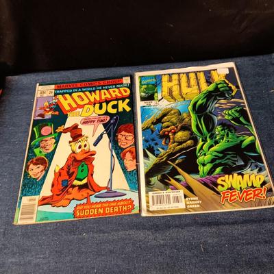 "HOWARD THE DUCK" & "HULK" COMIC BOOKS