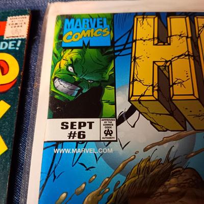 "HOWARD THE DUCK" & "HULK" COMIC BOOKS