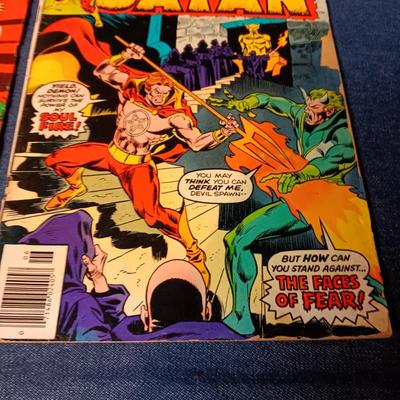 "TARZAN" AND "THE SON OF SATAN" COMIC BOOKS