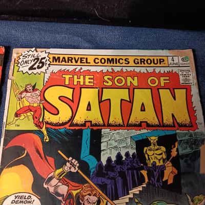 "TARZAN" AND "THE SON OF SATAN" COMIC BOOKS
