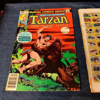 "TARZAN" AND "THE SON OF SATAN" COMIC BOOKS